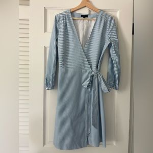 J.Crew cotton wrap dress